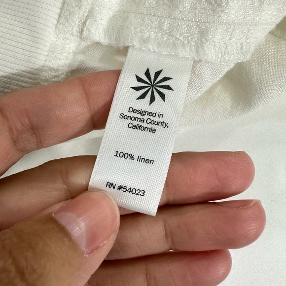 Athleta linen mini skirt white size 6 - Picture 6 of 8